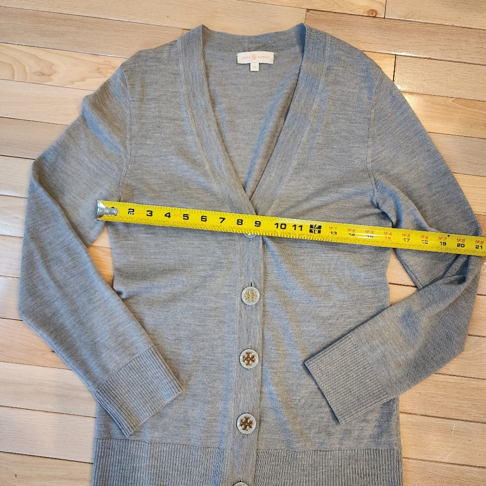 Tory Burch medium grey cardigan